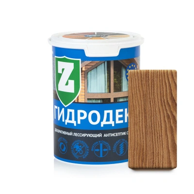 Антисептик Зелест Гидродекор, Золотой дуб, 0,9 кг купить в отделе магазина Экономстрой