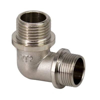 Угольник латунный, наружная-наружная резьба, RTP (РосТурПласт) 34926, G 1" купить в отделе магазина Экономстрой