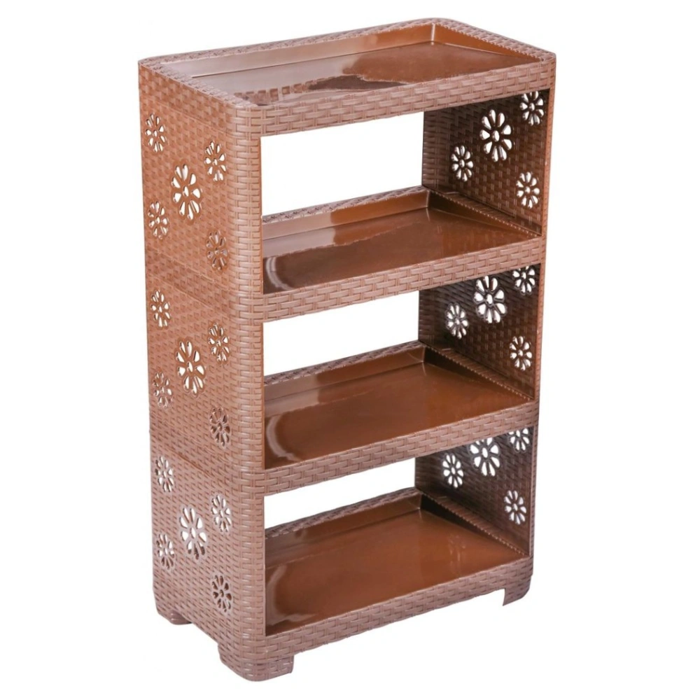 Этажерка для обуви, венге, 4-х секционная купить в отделе Этажерки магазина Экономстрой