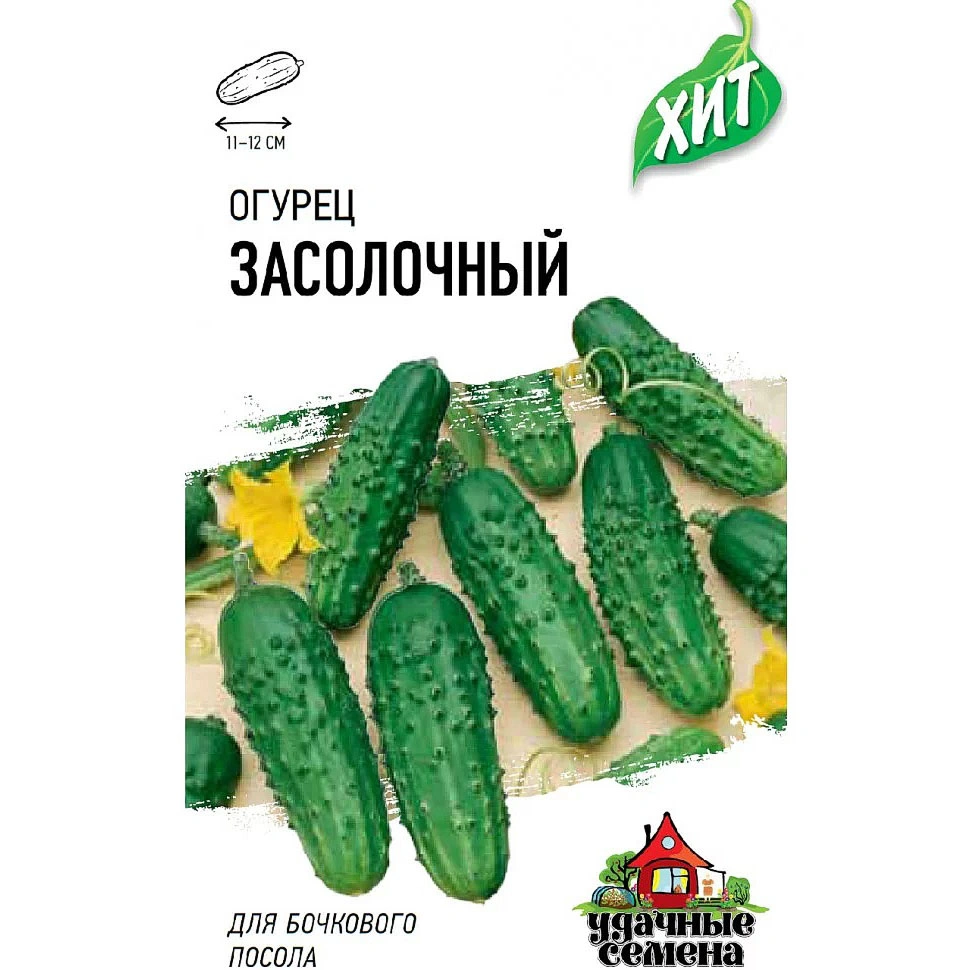 Семена Удачные семена Огурец Засолочный, 0,3 гр. купить в отделе Семена овощей и ягод магазина Экономстрой