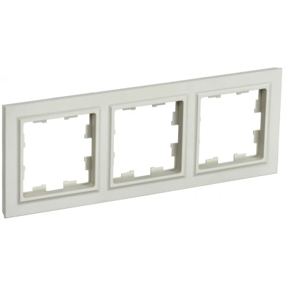 Рамка 3-местная BRITE IEK, бежевый, BR-M32-K10 купить в отделе магазина Экономстрой