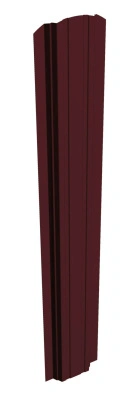 Евроштакетник П-образный фигурный, односторонний, шоколадно-коричневый (RAL 8017),109х2000 мм купить в отделе магазина Экономстрой