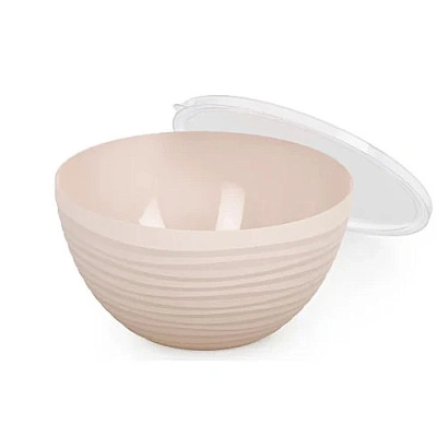 Чаша Оазис с крышкой, бежевый, 4 л купить в отделе магазина Экономстрой