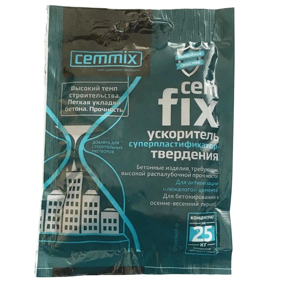 картинка Ускоритель набора прочности Cemmix "Cemfix", концентрат, 50 мл  от магазина Экономстрой
