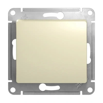 Переключатель Schneider Electric, Glossa, 1 клавишный, бежевый