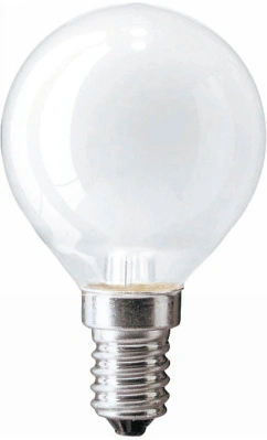 Лампа накаливания Philips шар матовый Standard P45 FR 40W E14 405lm 3000К, 871150001197850