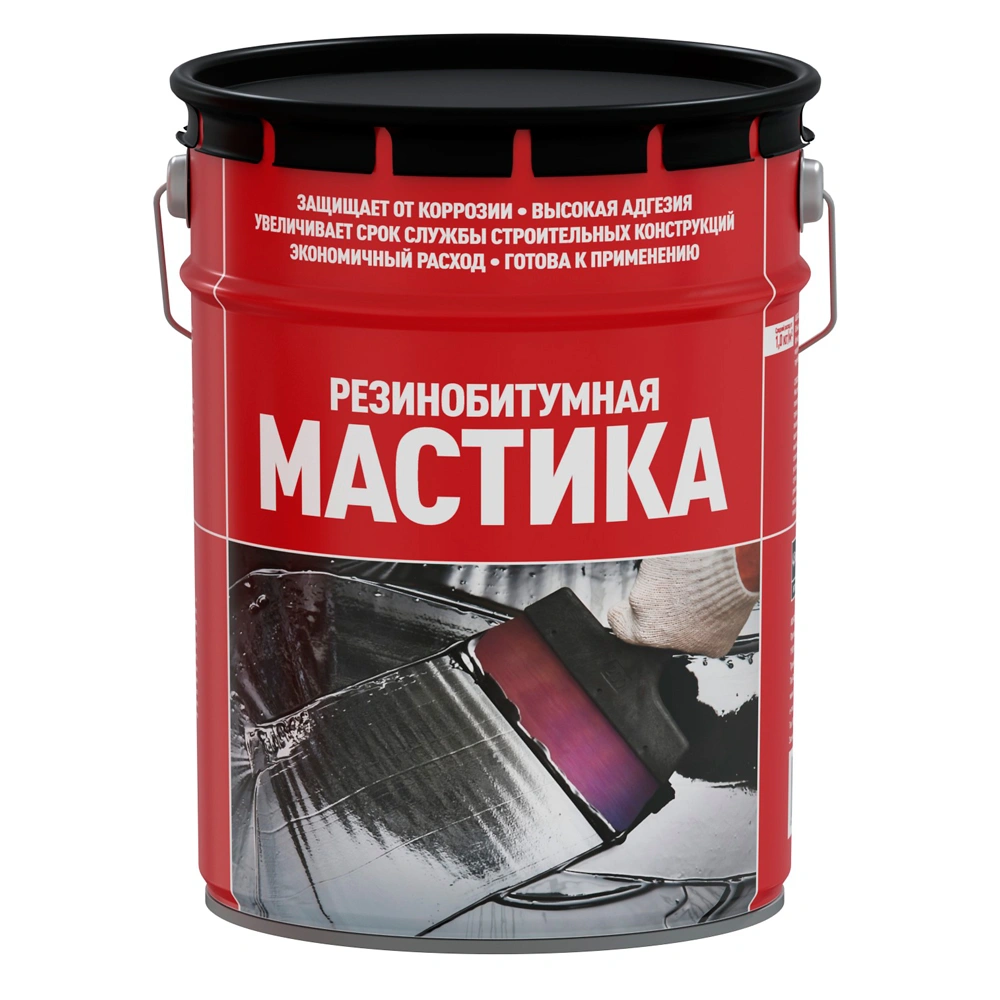 Мастика резинобитумная Старт, 5 л/4,5 кг (металл) купить в отделе Битумная гидроизоляция магазина Экономстрой