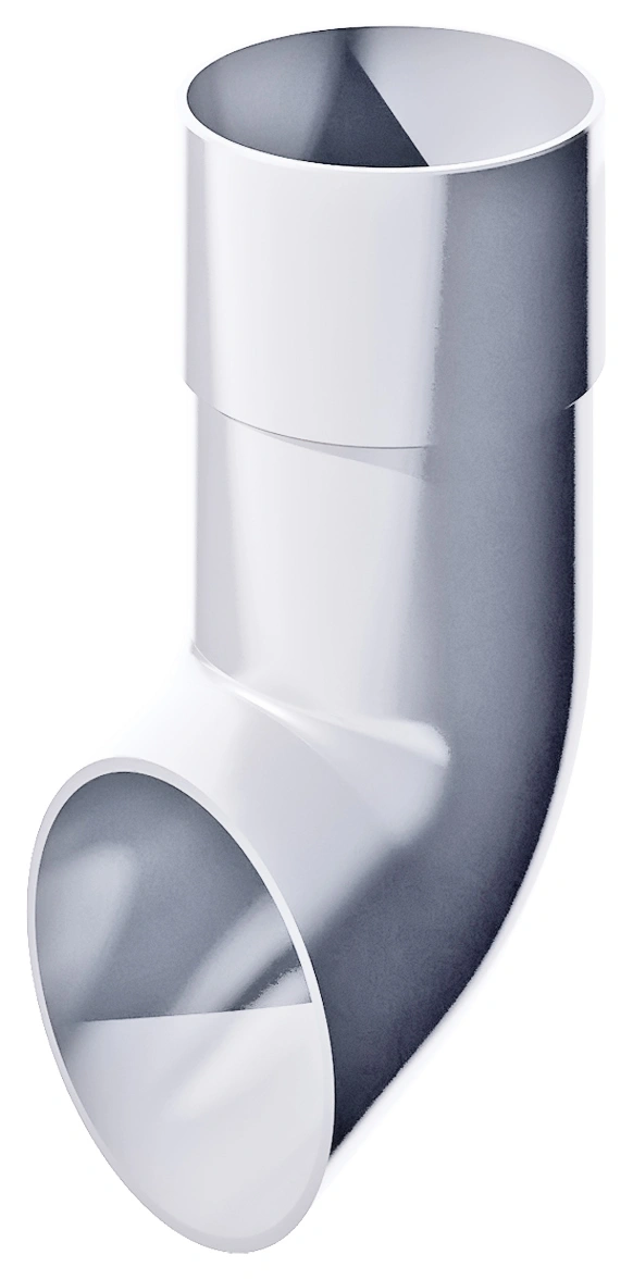 Слив трубы ТЕХНОНИКОЛЬ ПВХ 82 мм, белый купить в отделе Водосточные системы магазина Экономстрой