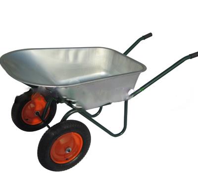 Тачка строительная 110 л 2-колесная (D350) осьD20