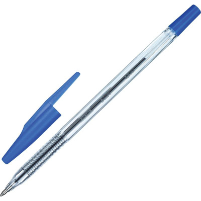 Ручка шариковая неавтоматическая Attache Slim синий (толщина линии 0,5 мм)