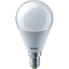 Лампа светодиодная Navigator 61 334 NLL-G45-8.5-230-4K-E14, шар, 8,5 Вт, 680lm, 4000К