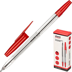 Ручка шариковая Attache Economy Elementary 0,5 мм красный стержень 737054 702129